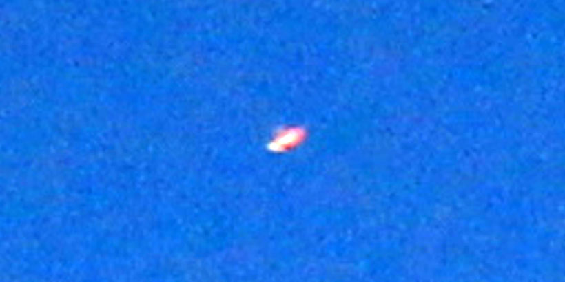 Flying saucer appears above old UFO landing site