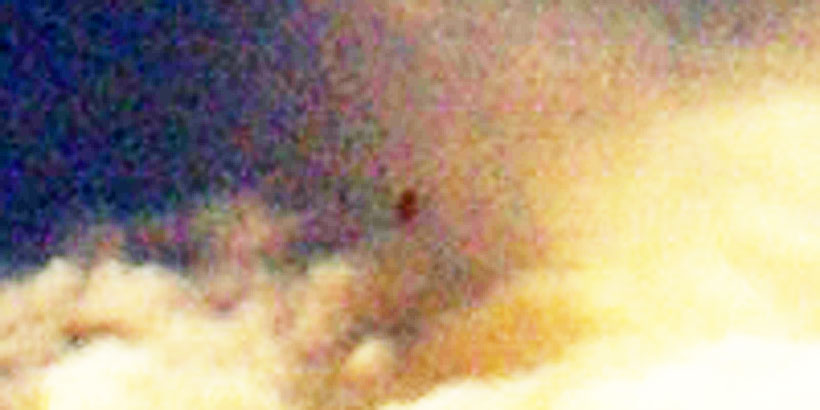 Homer Simpson UFO face with eyes ejected