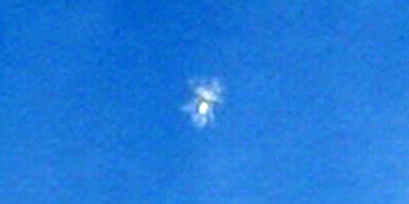 Strange sky phenomenon caused by alien activity?