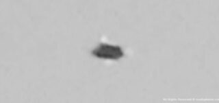 UFO fly-by footage reveals strange condensation