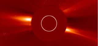 Solar observatory spacecraft real-time coronagraphs