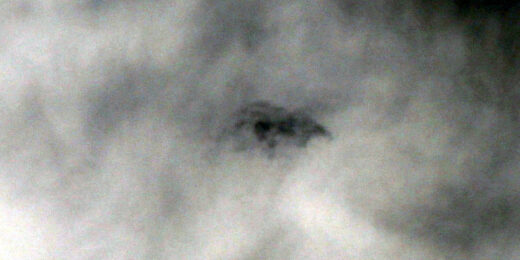 Strange cloud manifestation inside another cloud