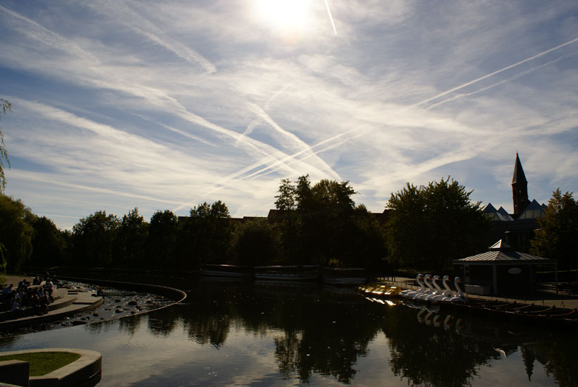 Contrail / chemtrail pollution?