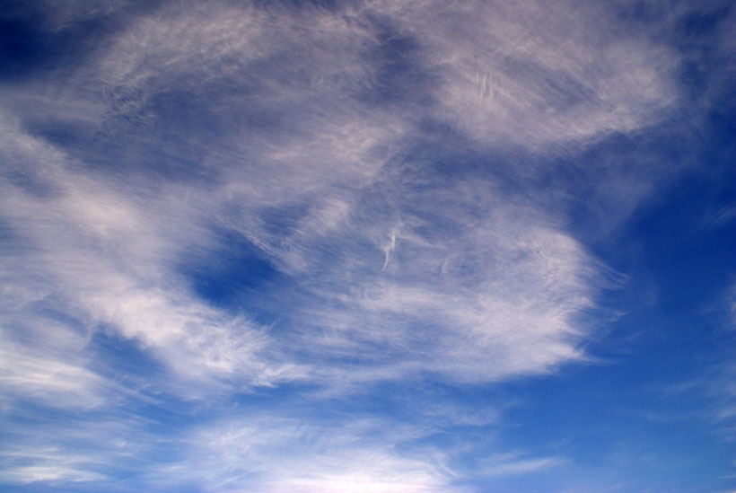 Magnificent Cirrocumulus activity and Cirrus cloud system