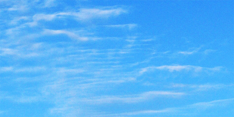 Lower part cloud bands