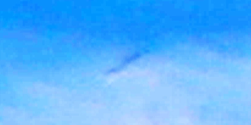 Mystery UFO with dome (magnified / auto contrast / brightness)