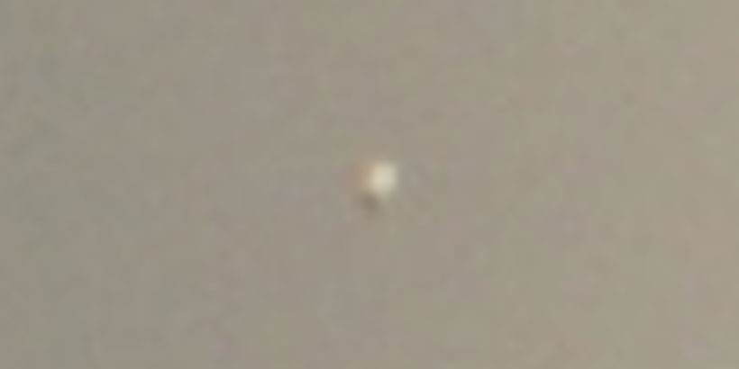 UFO with funnel photographed near the Sun