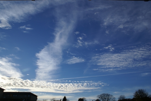 Aviation contrail dissolution DSC01954